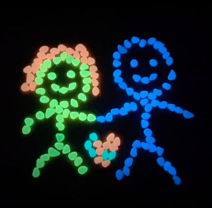 Glow In Dark Garden Rocks