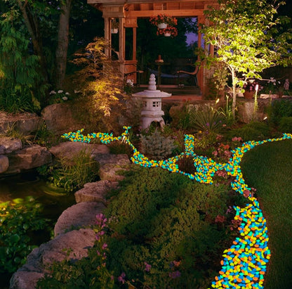 Glow In Dark Garden Rocks