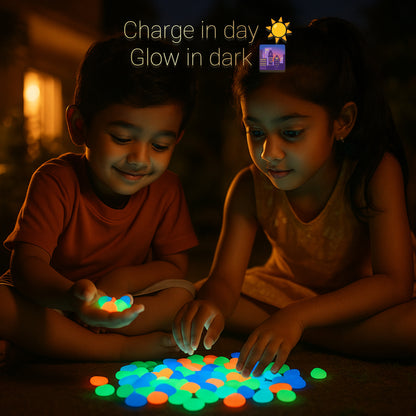 Glow In Dark Garden Rocks