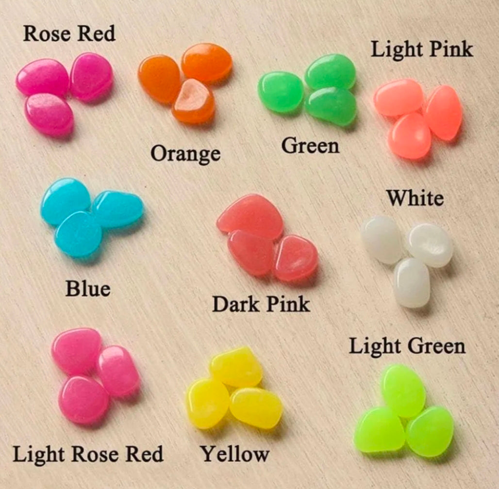 Glow In Dark Garden Rocks