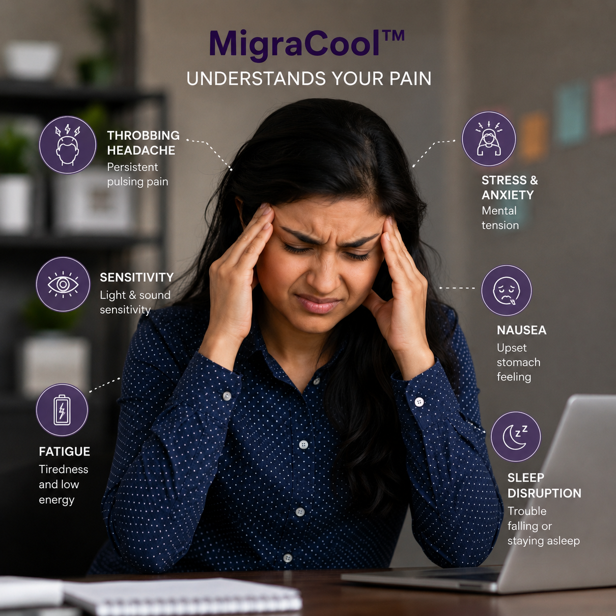 MigraCool™ Headache & Migraine Relief Cap
